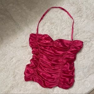 Dolce & Gabbana Silk Crop Top